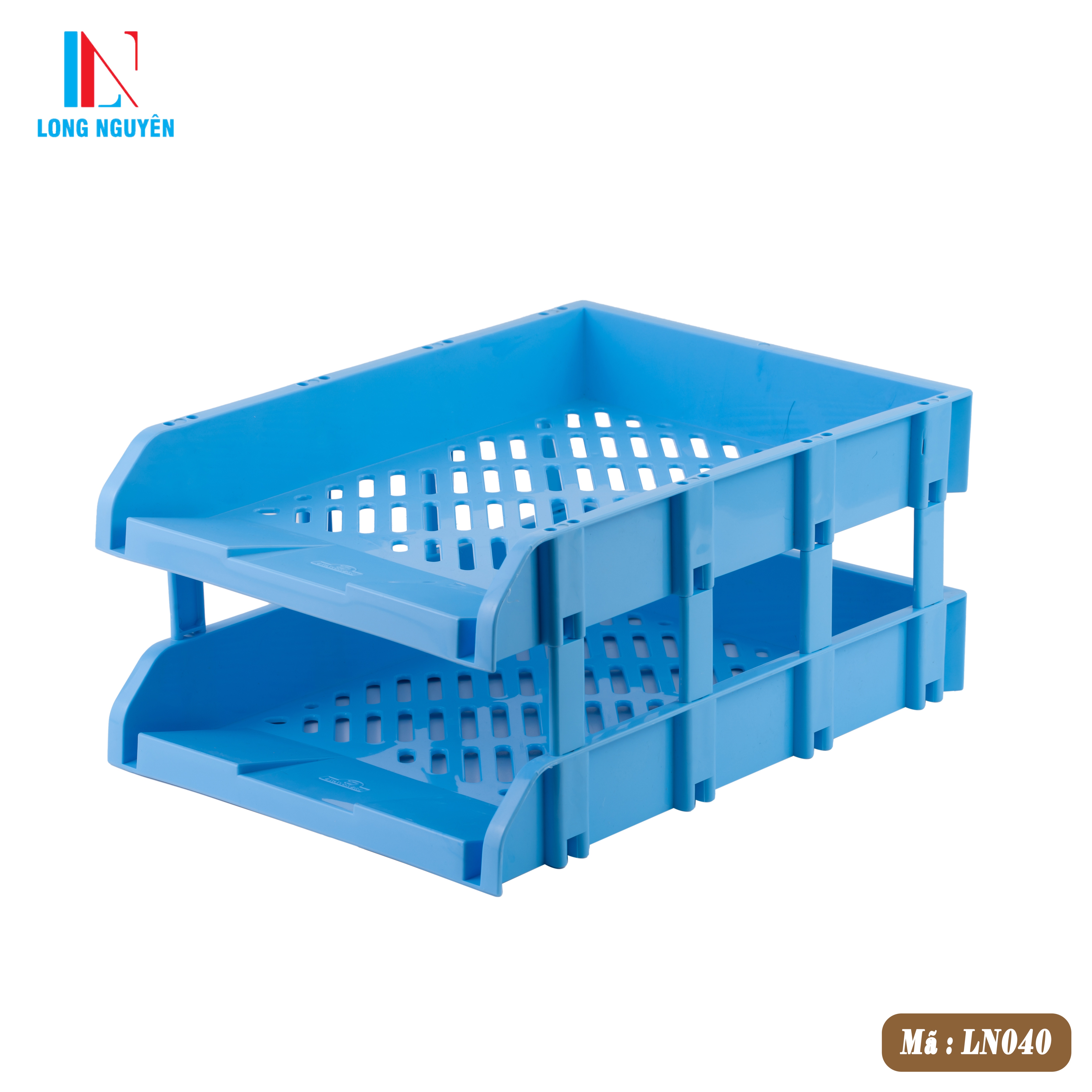 Khay đựng tài liệu nhựa 02 tầng - LN040